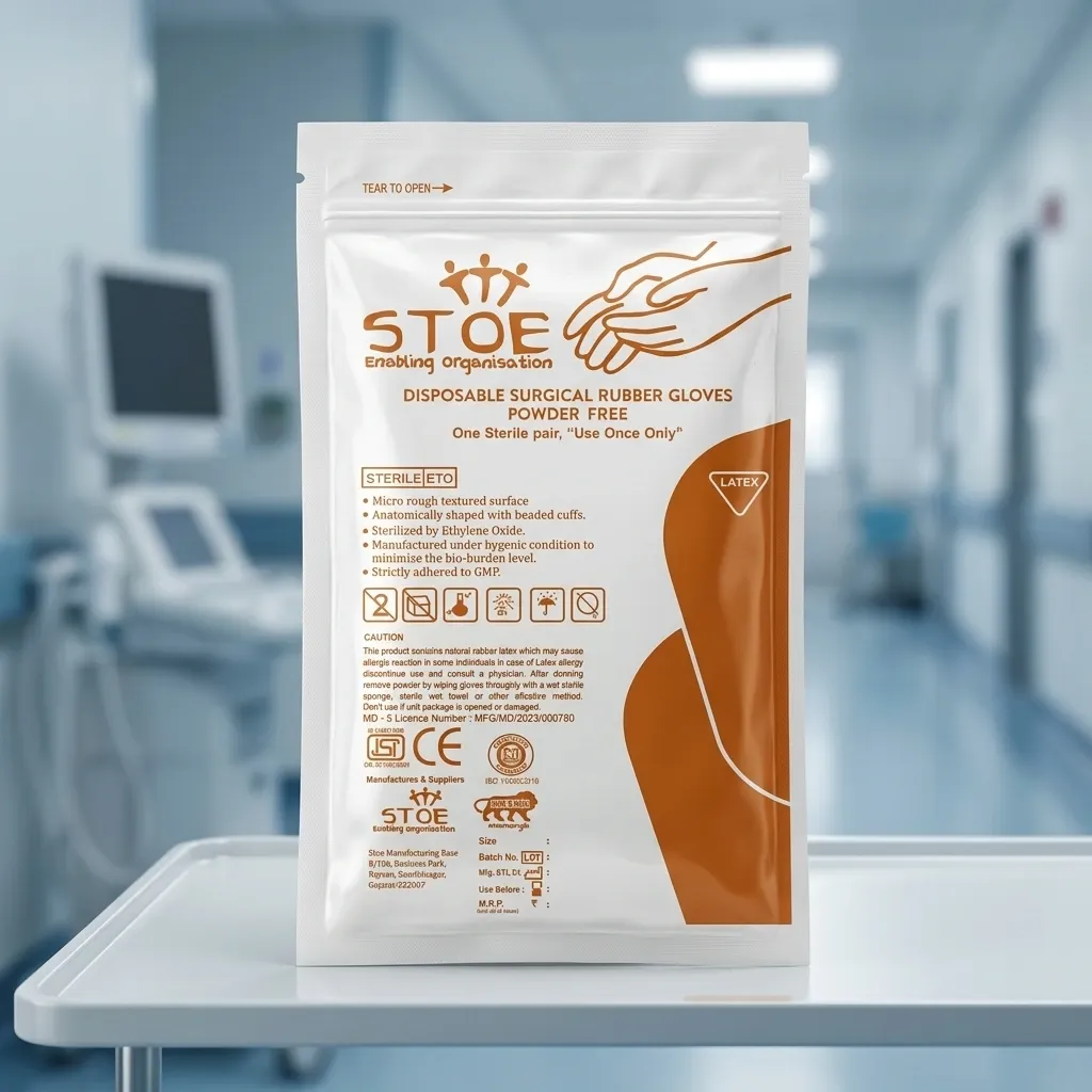 STOE SURGICAL GLOVES POWDER FREE (STERILE) (6)